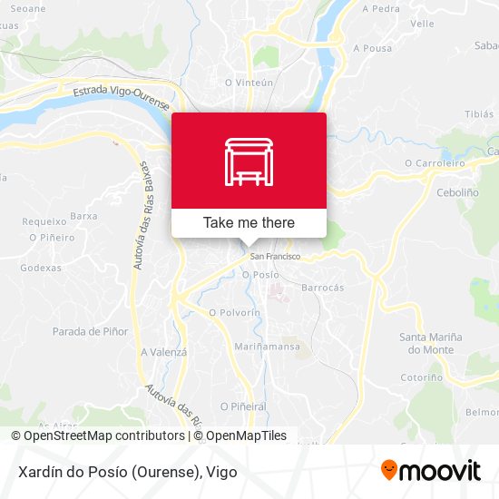 Xardín do Posío (Ourense) map