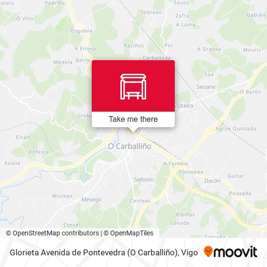 Glorieta Avenida de Pontevedra (O Carballiño) map