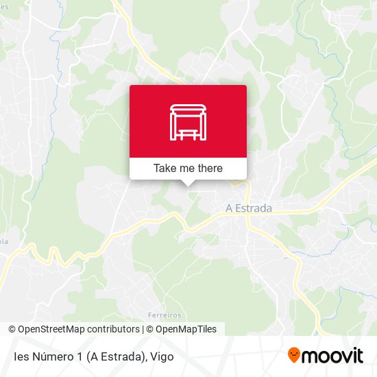 Ies Número 1 (A Estrada) map