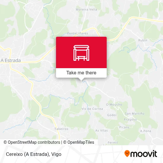 Cereixo (A Estrada) map