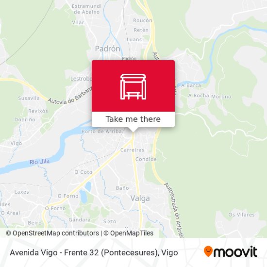 Avenida Vigo - Frente 32 (Pontecesures) map