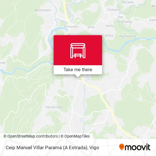 mapa Ceip Manuel Villar Paramá (A Estrada)