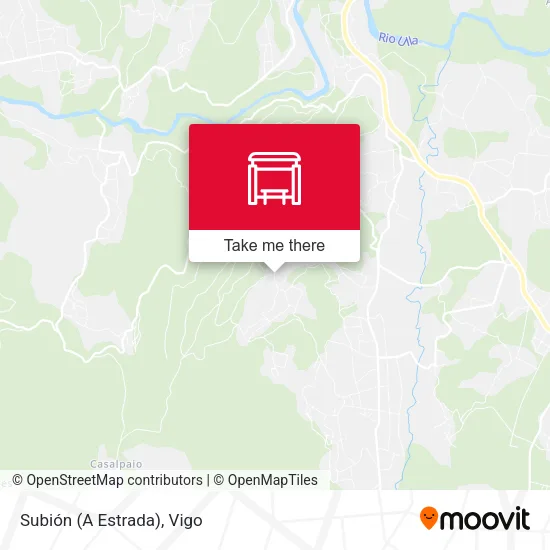Subión (A Estrada) map