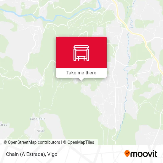 Chaín (A Estrada) map