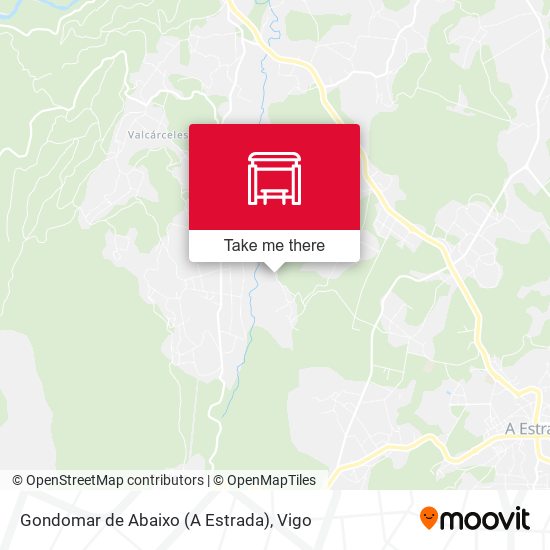 Gondomar de Abaixo (A Estrada) map