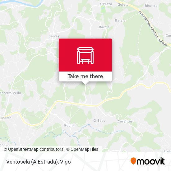Ventosela (A Estrada) map