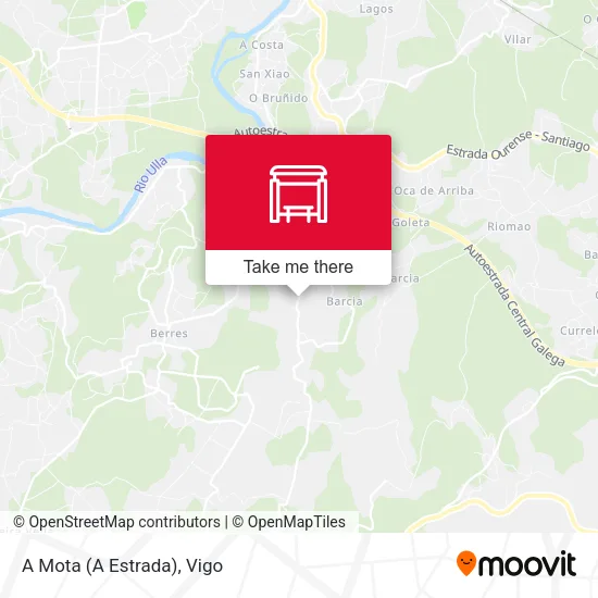 A Mota (A Estrada) map