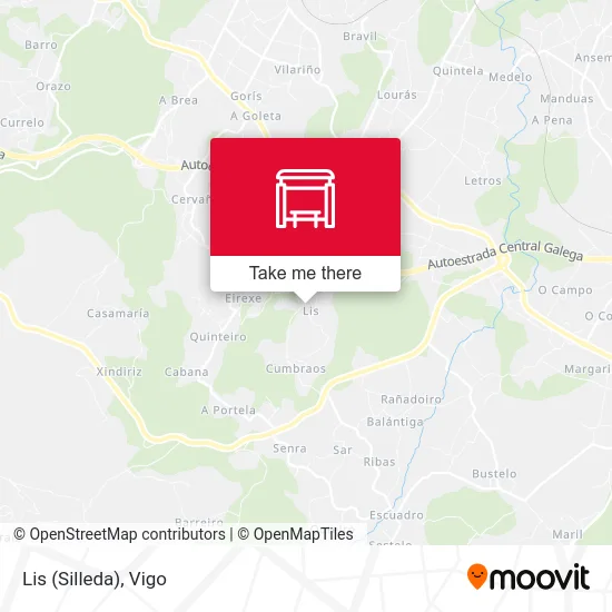 Lis (Silleda) map