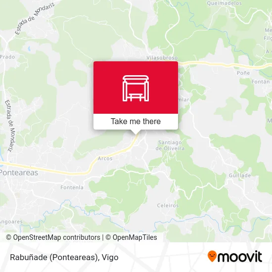 Rabuñade (Ponteareas) map