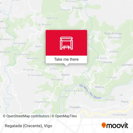 Regalada (Crecente) map