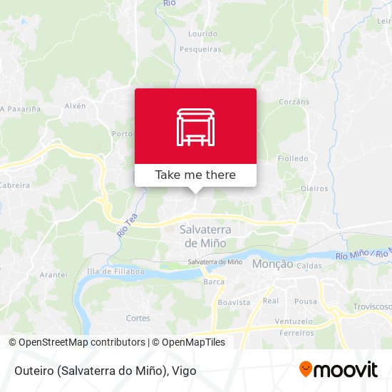 Outeiro (Salvaterra do Miño) map