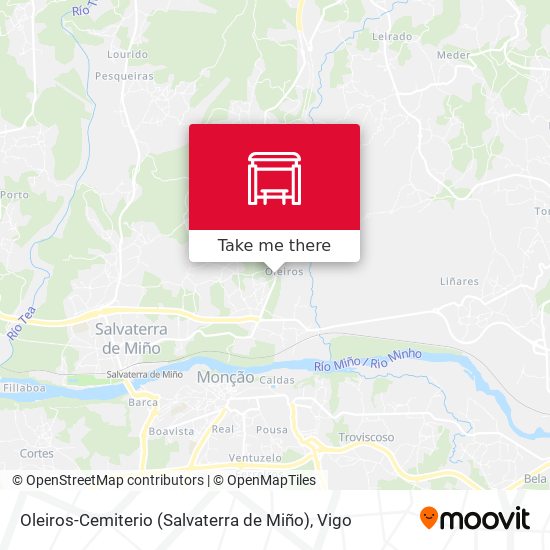 Oleiros-Cemiterio (Salvaterra de Miño) map