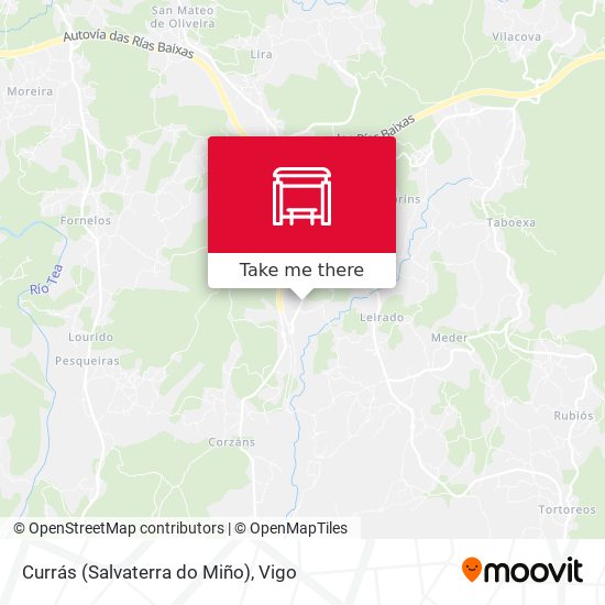 Currás (Salvaterra do Miño) map