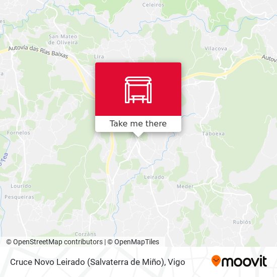Cruce Novo Leirado (Salvaterra de Miño) map