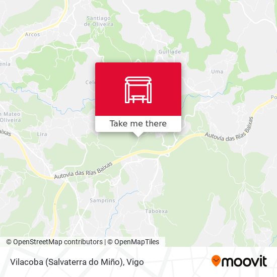 Vilacoba (Salvaterra do Miño) map