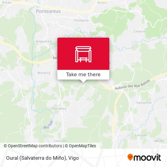 Oural (Salvaterra do Miño) map