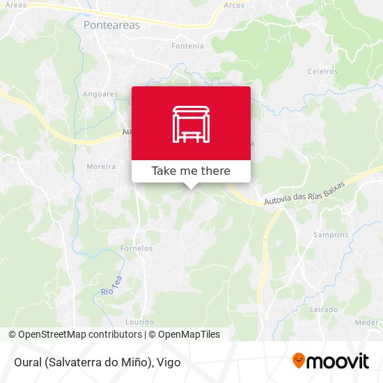 Oural (Salvaterra do Miño) map