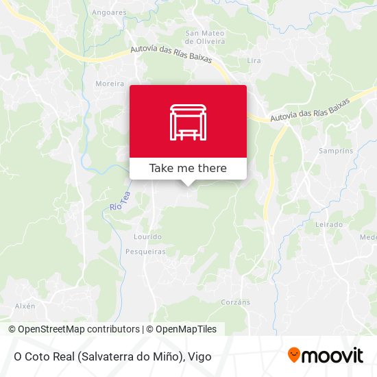 O Coto Real (Salvaterra do Miño) map