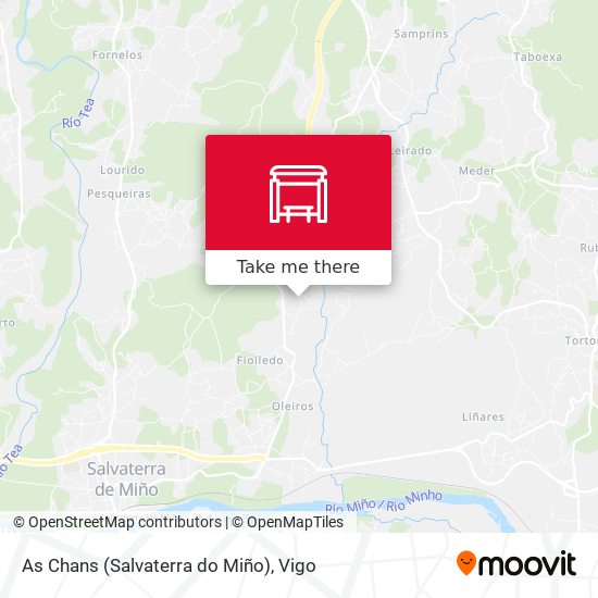 As Chans (Salvaterra do Miño) map