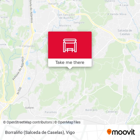 Borraliño (Salceda de Caselas) map
