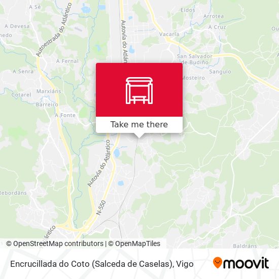 Encrucillada do Coto (Salceda de Caselas) map