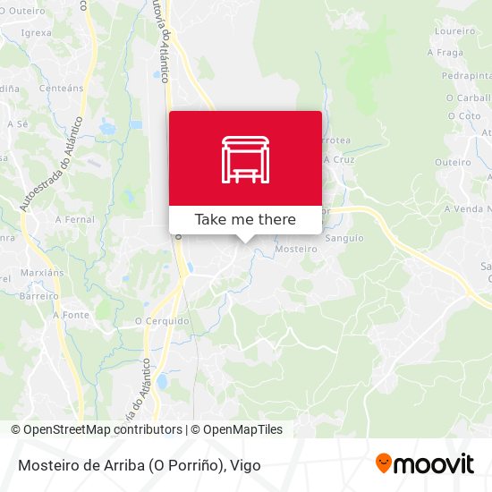 Mosteiro de Arriba (O Porriño) map