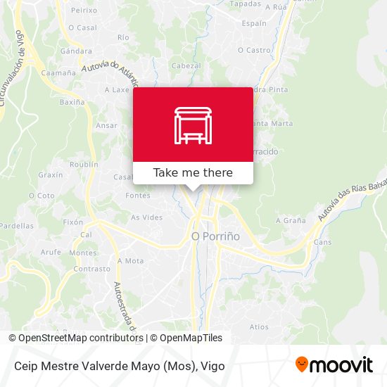 Ceip Mestre Valverde Mayo (Mos) map