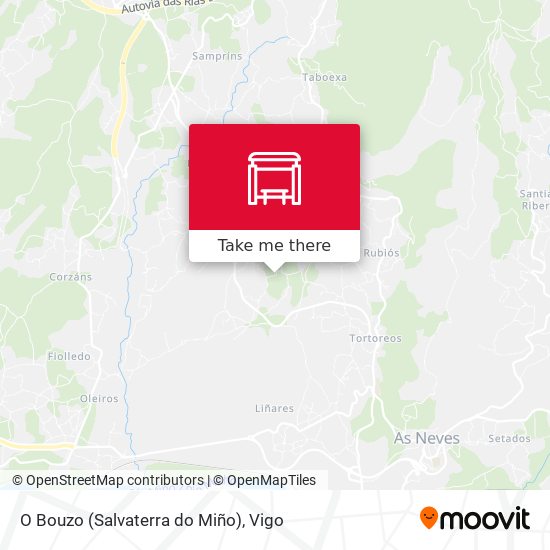 O Bouzo (Salvaterra do Miño) map