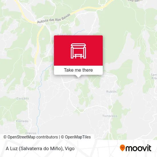 A Luz (Salvaterra do Miño) map