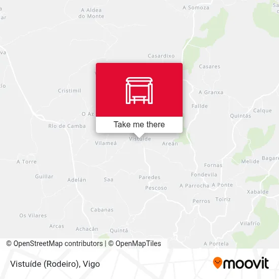 Vistuíde (Rodeiro) map