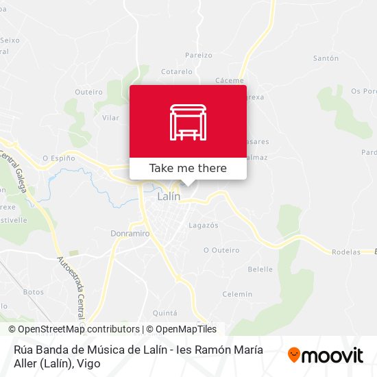 Rúa Banda de Música de Lalín - Ies Ramón María Aller map