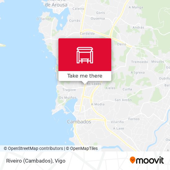 Riveiro (Cambados) map