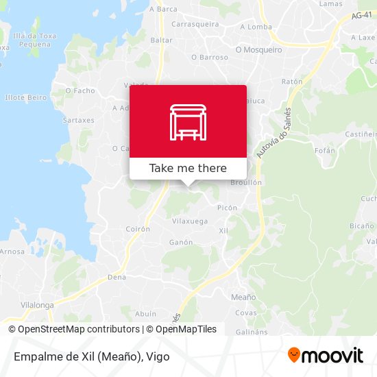 Empalme de Xil (Meaño) map