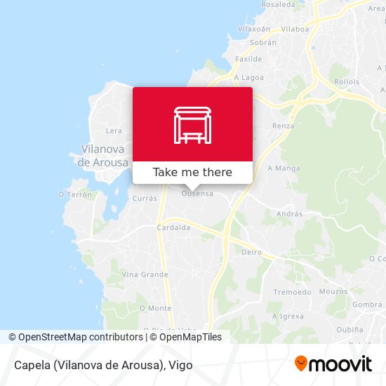 Capela (Vilanova de Arousa) map