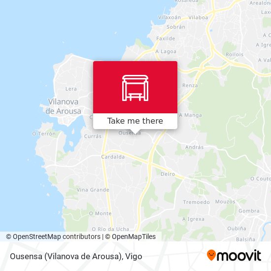 Ousensa (Vilanova de Arousa) map