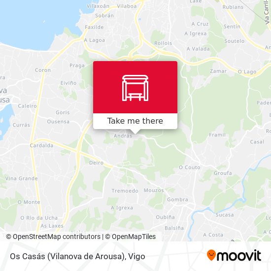 Os Casás (Vilanova de Arousa) map