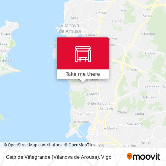 Ceip de Viñagrande (Vilanova de Arousa) map