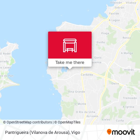 Pantrigueira (Vilanova de Arousa) map