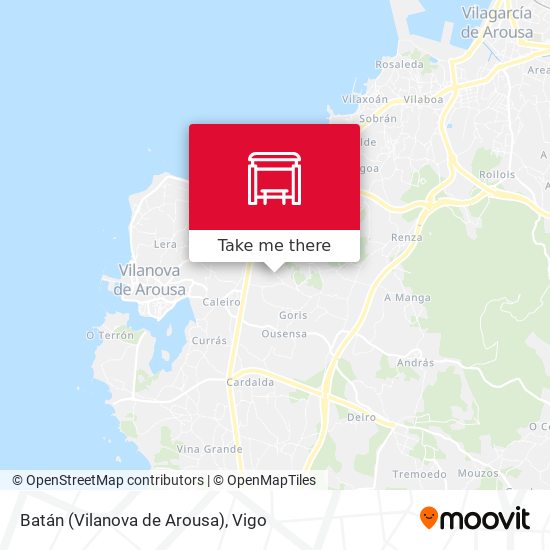 Batán (Vilanova de Arousa) map