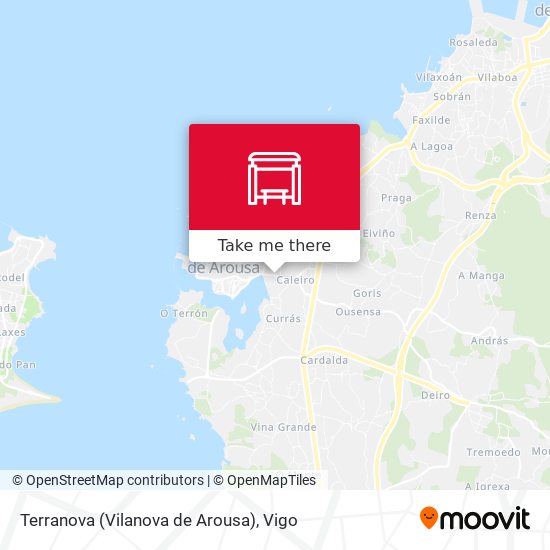 Terranova (Vilanova de Arousa) map