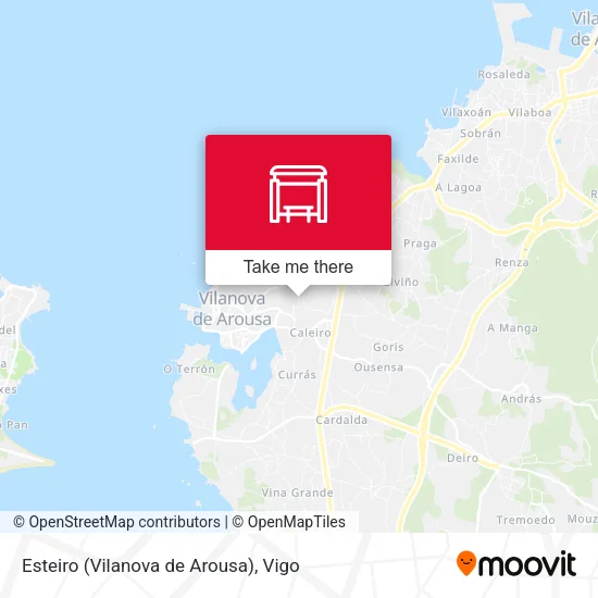 Esteiro (Vilanova de Arousa) map
