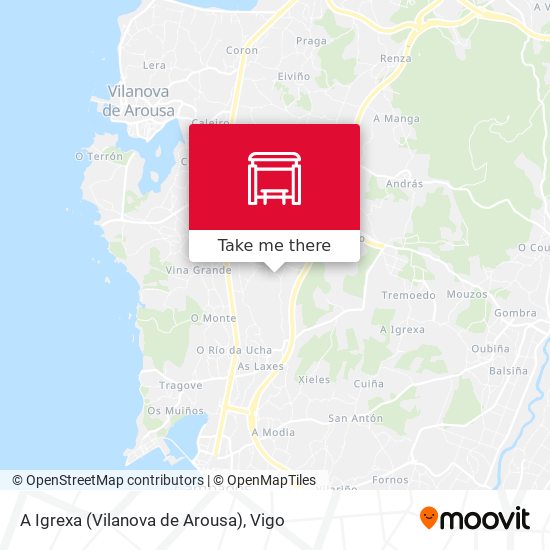 A Igrexa (Vilanova de Arousa) map