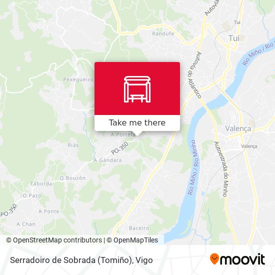 Serradoiro de Sobrada (Tomiño) map