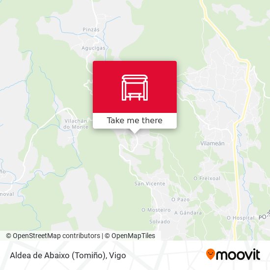 Aldea de Abaixo (Tomiño) map