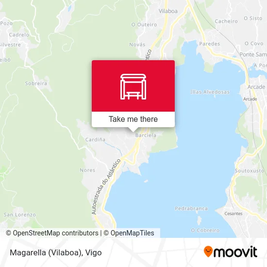 Magarella (Vilaboa) map