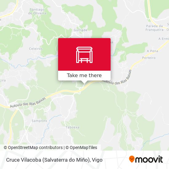 Cruce Vilacoba (Salvaterra do Miño) map