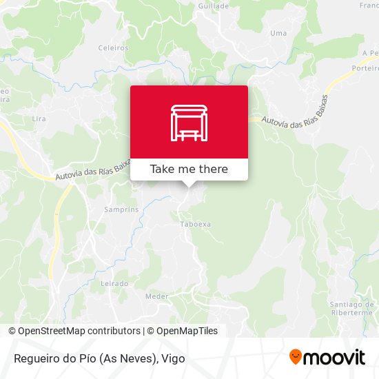 Regueiro do Pío (As Neves) map
