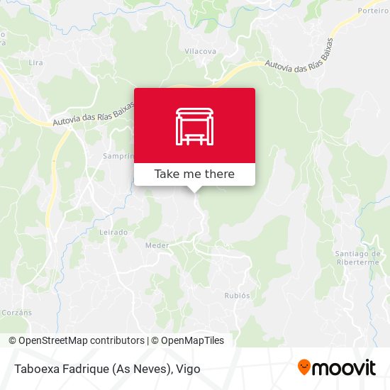Taboexa Fadrique (As Neves) map