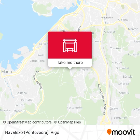 Navalexo (Pontevedra) map