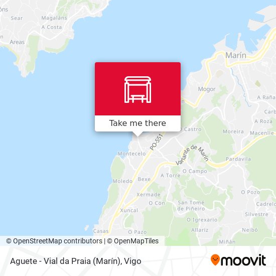 Aguete - Vial da Praia (Marín) map